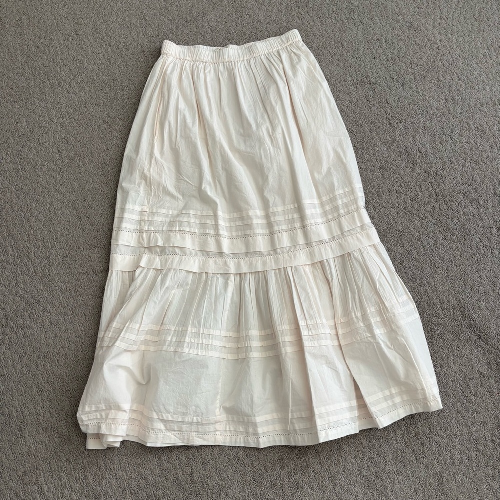 EUC Christy Dawn The Gabrielle Skirt in Pearl - Size S